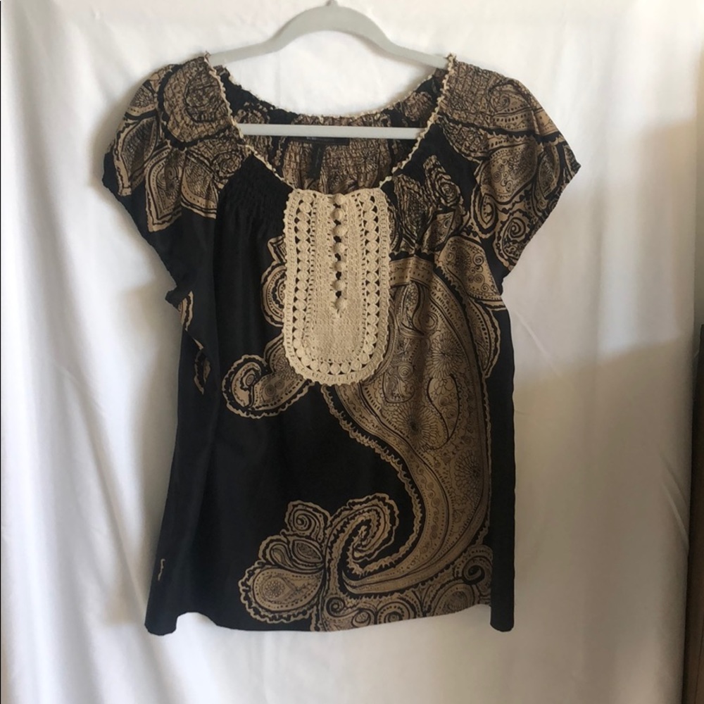 BCBG boho blouse